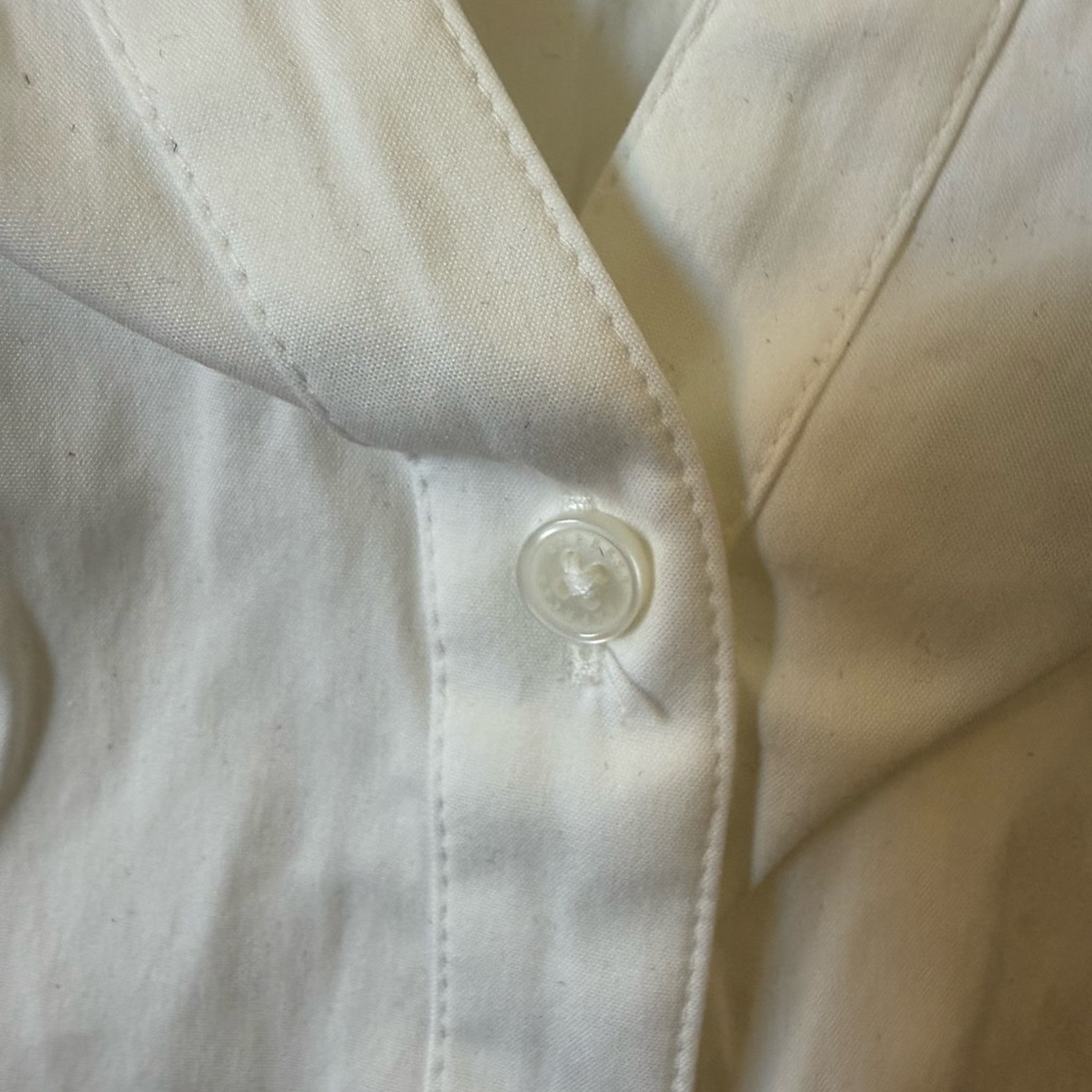 Express Essential White Button Down Shirt - image 3